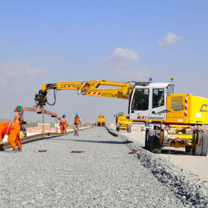 Maquinaria para construción y mantención de infraestructura ferroviaria