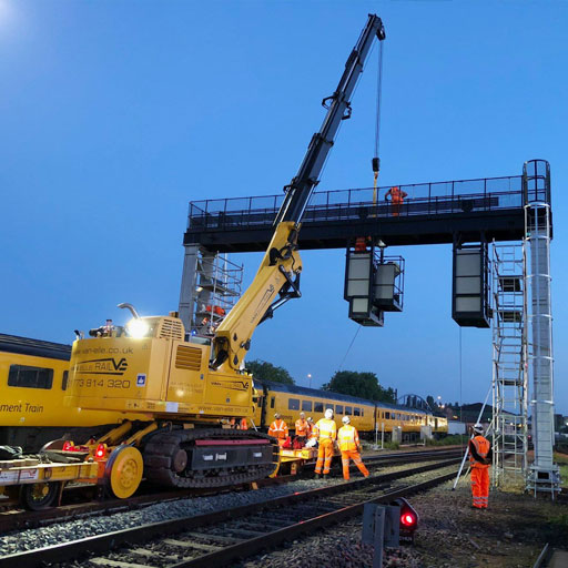 Maquinaria para construción y mantención de infraestructura ferroviaria